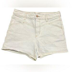 UNIVERSAL THREAD VINTAGE MIDI Cream Denim Shorts